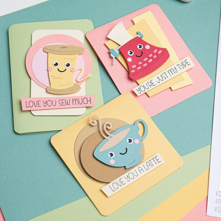 Crazy Character #1 Thinlits Die & Stamp Set- Pete Hughes - Sizzix