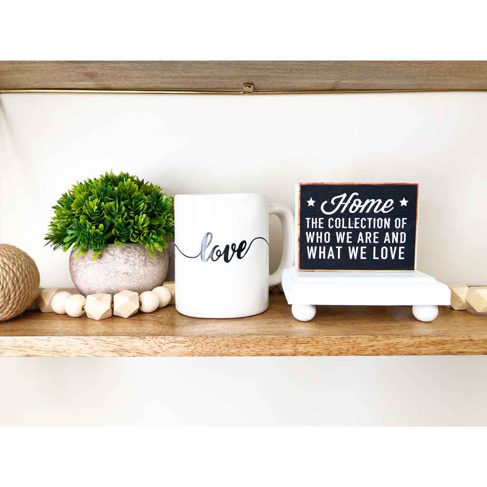 love Ceramic Mug - Tabletop Decor - Foundations Decor