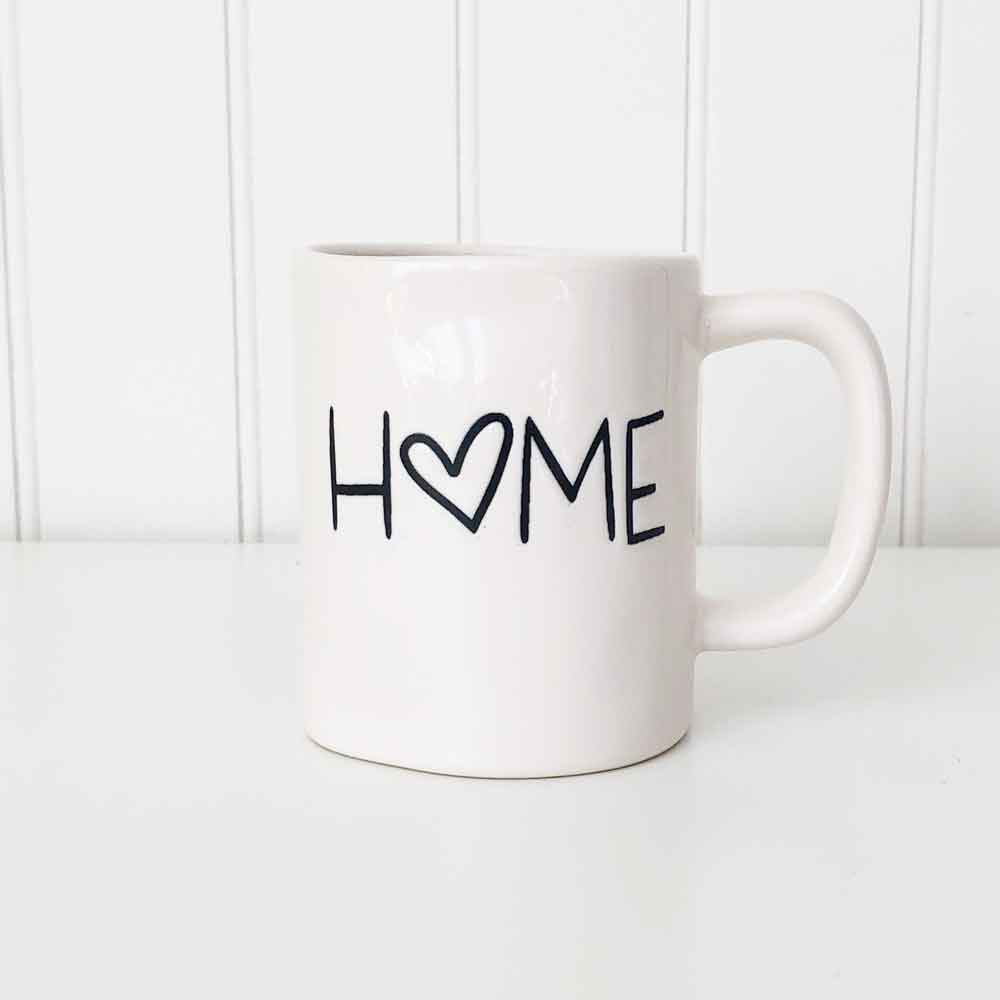 H<3ME Ceramic Mug - Tabletop Decor - Foundations Decor