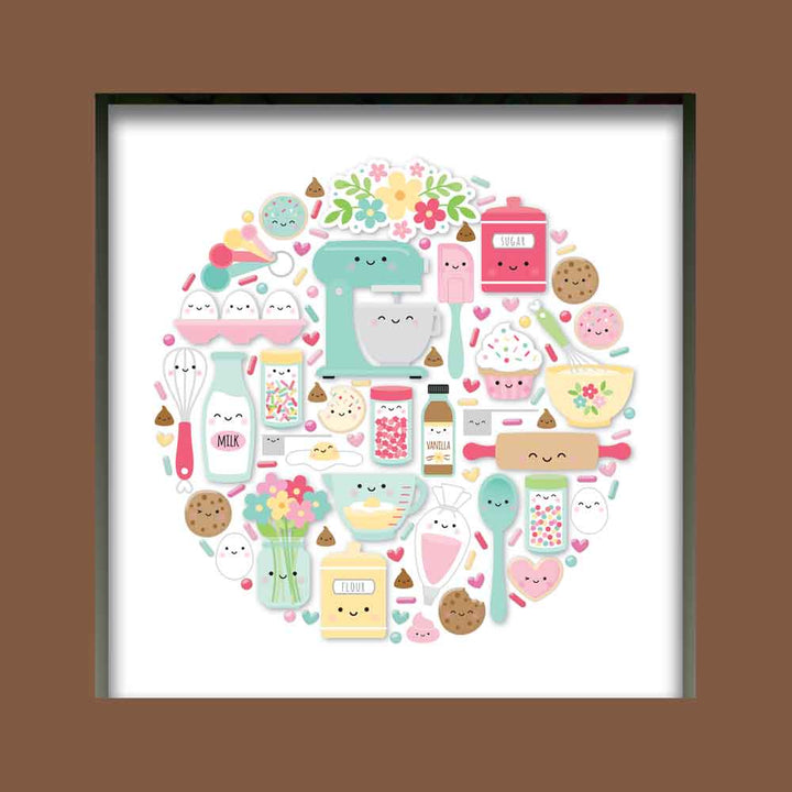 Made With Love Shadow Box Insert Kit - Doodlebug