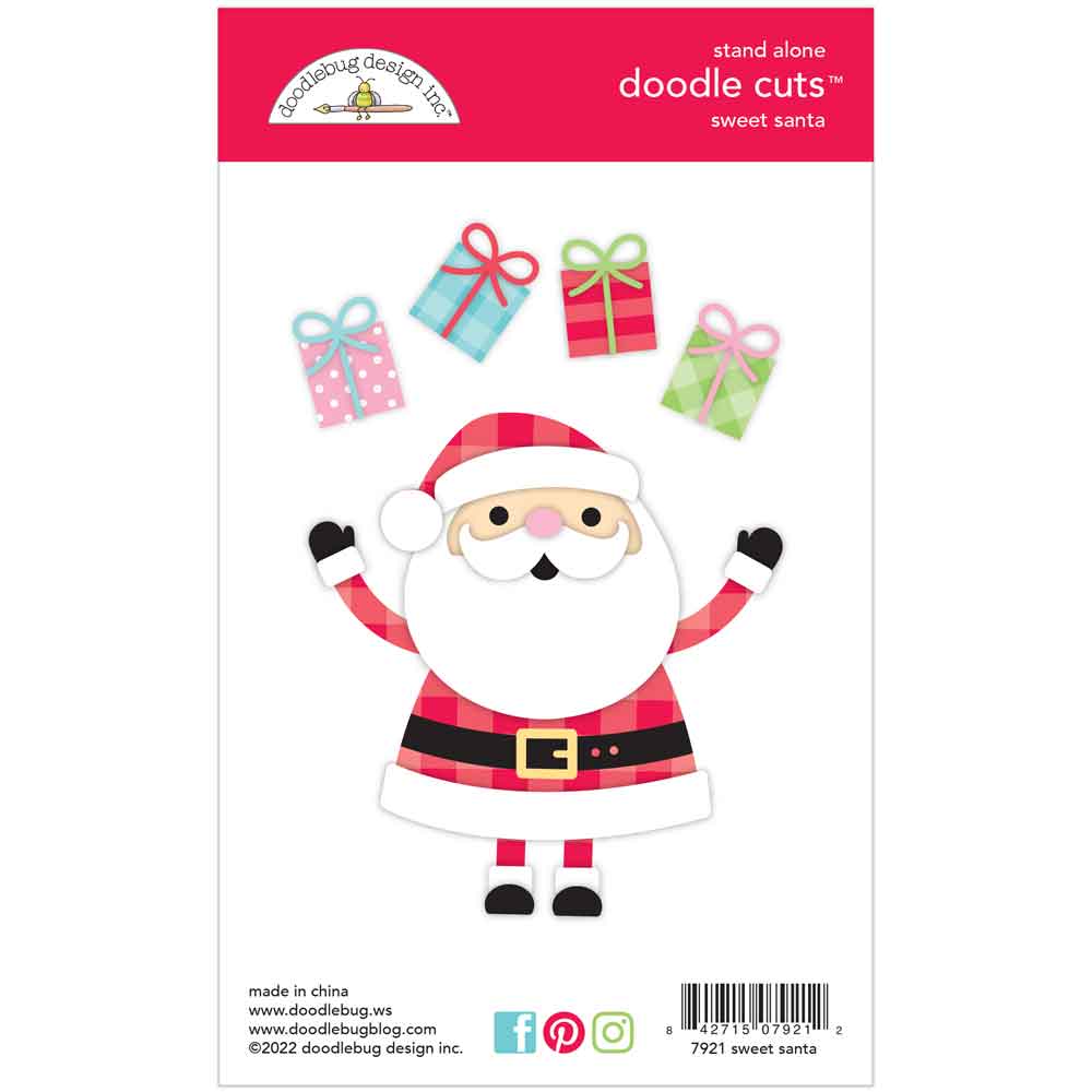 Doodlebug Design - Candy Cane Lane Textured Cardstock - 12x12