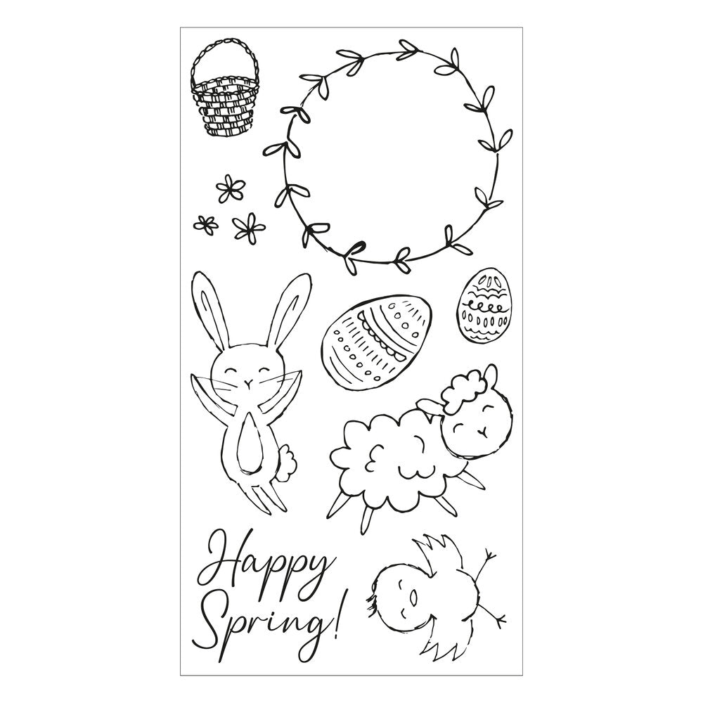 Spring Essentials Clear Stamps - Olivia Rose - Sizzix