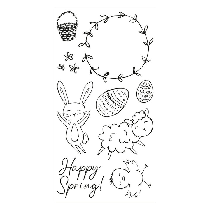 Spring Essentials Clear Stamps - Olivia Rose - Sizzix