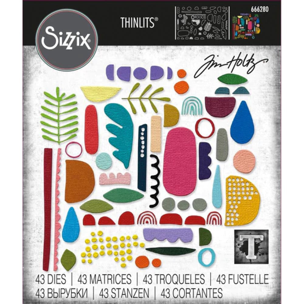 Abstract Elements Thinlits Die Set  - Tim Holtz - Sizzix