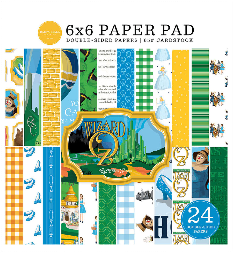 Wizard Of Oz 6" x 6" Paper Pad - Carta Bella