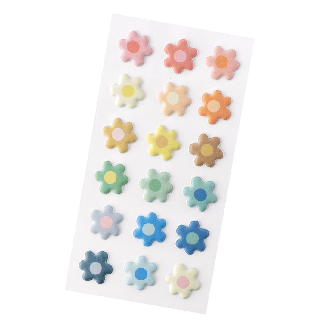 Mini Puff Stickers - Flower Child - Jen Hadfield - American Crafts