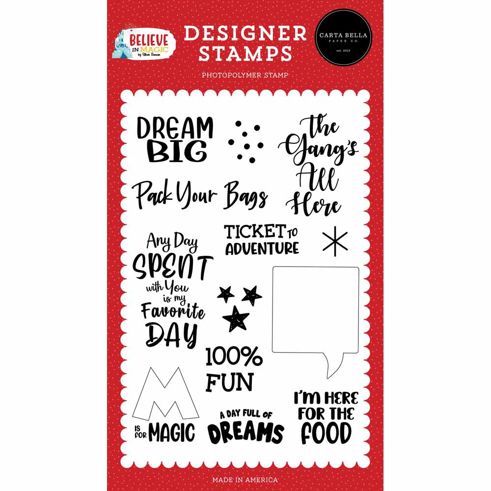 M Is For Magic Stamp Set-Believe in Magic-Carta Bella