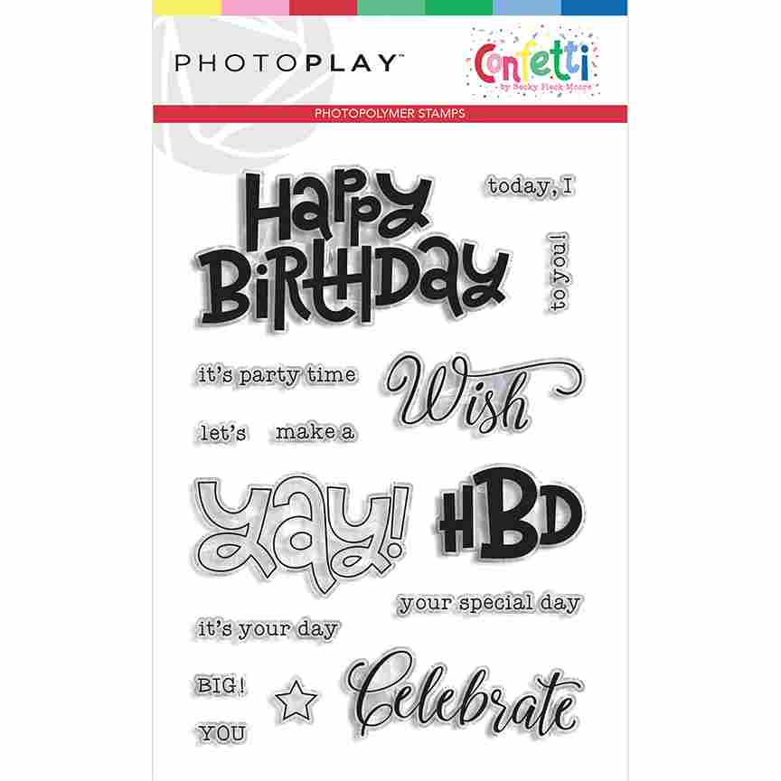 Confetti Stamps-Becky Fleck Moore-PhotoPlay