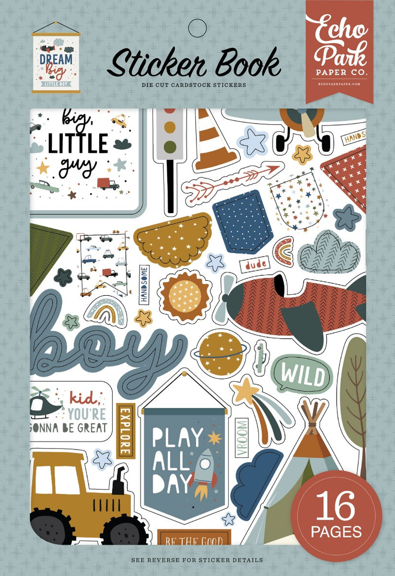 Sticker Book - Dream Big Little Boy - Echo Park