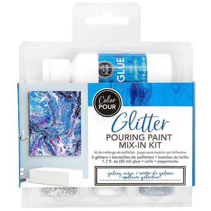 American Crafts 348485 Color Pour Glitter Mix-In Kit Galaxy Surge