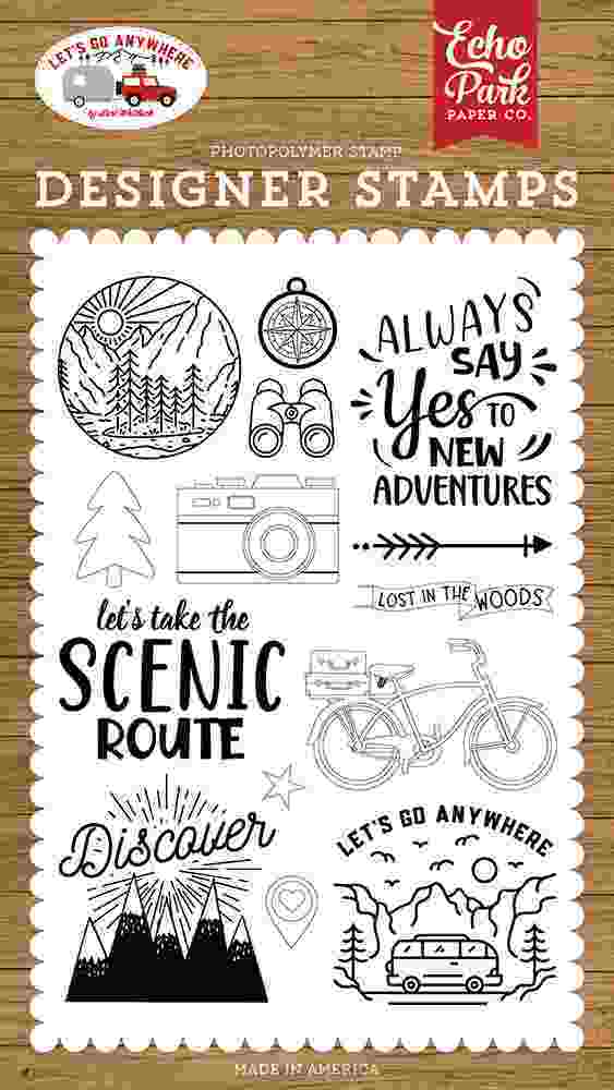 New Adventures Stamps-Let's Go Anywhere-Echo Park