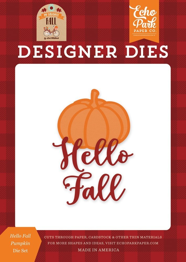 Hello Fall Pumpkin Die Set-My Favorite Fall-Echo Park