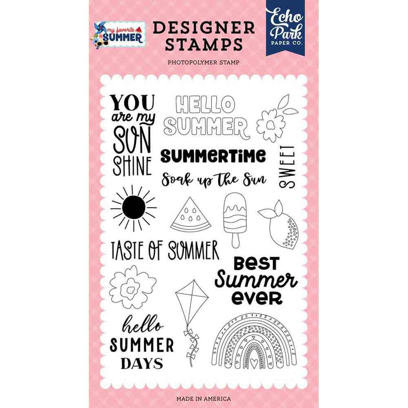 Soak Up The Sun Stamp Set-My Favorite Summer-Echo Park