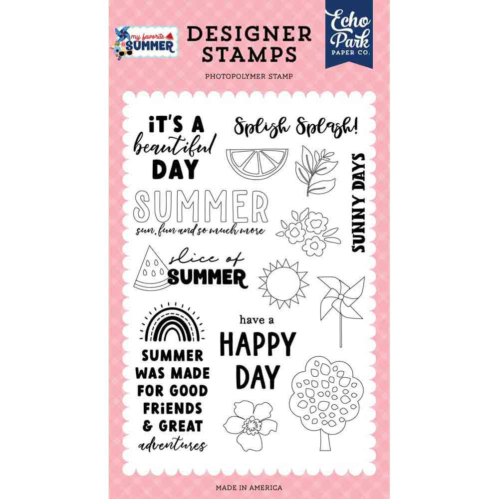 Splish Splash Stamp Set-My Favorite Summer-Echo Park