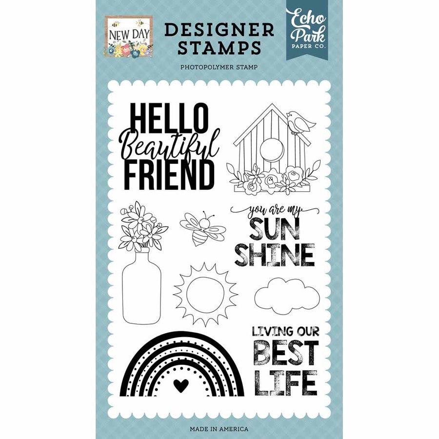 Best Life Stamp Set-New Day-Echo Park