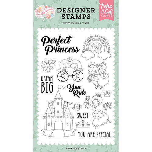 Perfect Princess Stamp Set-Our Little Princess-Echo Park