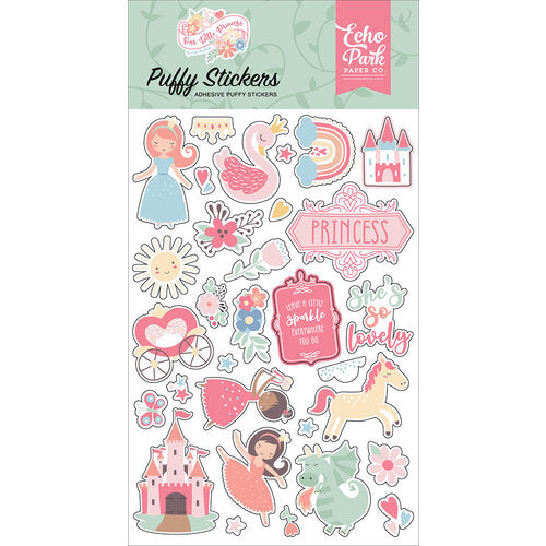 Our Little Princess Puffy Stickers-Echo Park