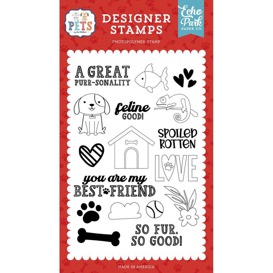 Spoiled Rotten Stamp Set - Pets - Lori Whitlock - Echo Park