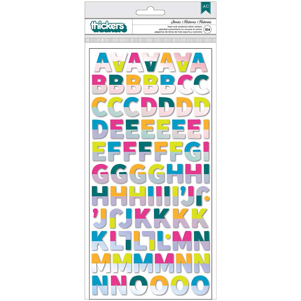 American Crafts Stories Alpha Thickers from Brave and Bold by Amy ...