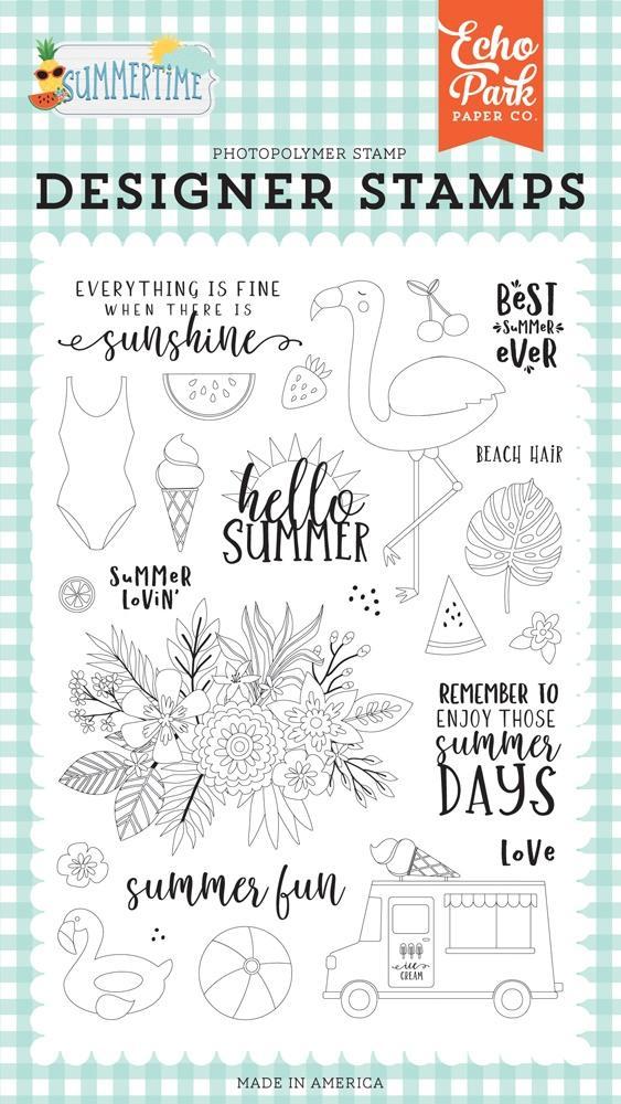 Summer Lovin Stamp Set-Summertime-Echo Park