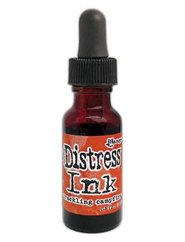 Crackling Campfire Distress Ink Pad Re-Inker, 0.5 oz - Tim Holtz - Ranger