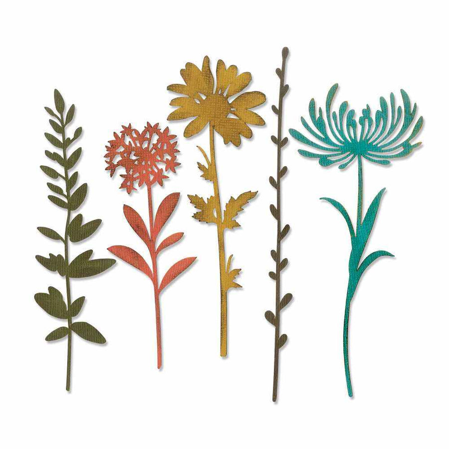 Tim Holtz Wildflower Stems #1 Sizzix die